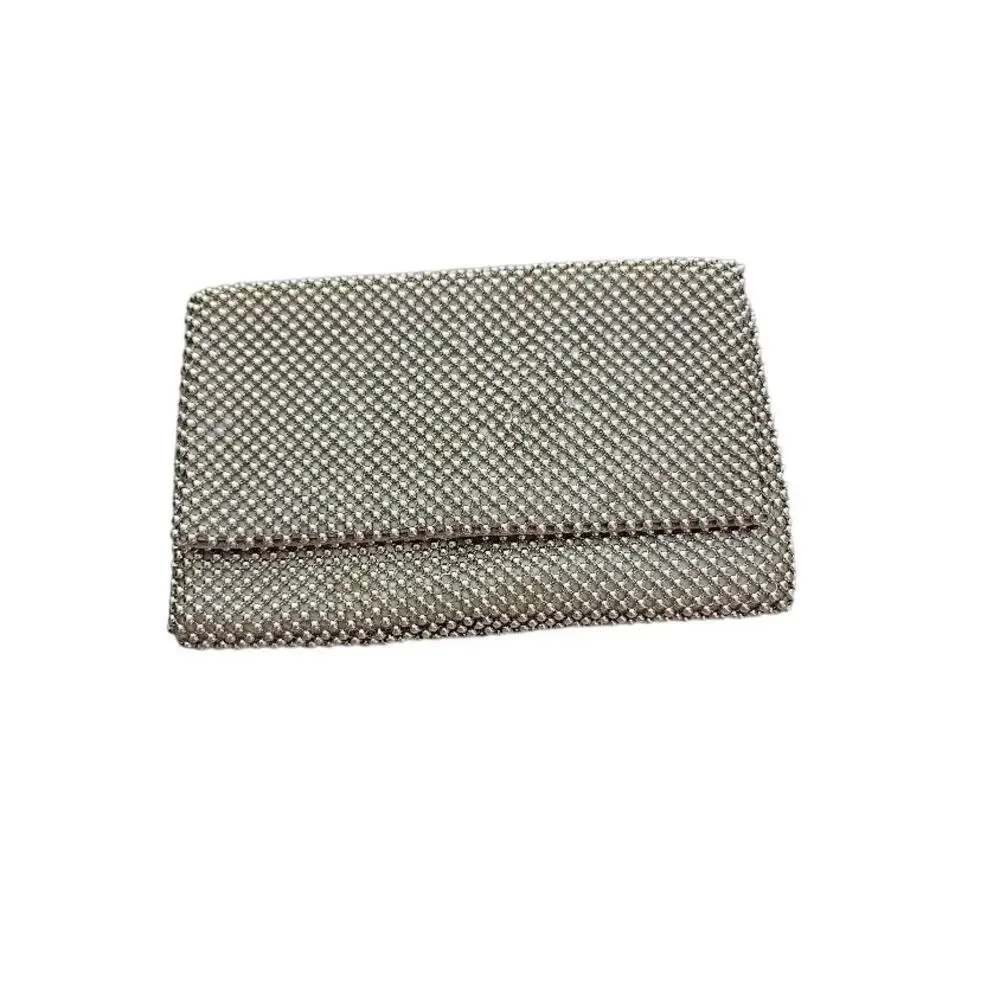 INC INTERNATIONAL CONCEPTS Prudence Shiny Mesh Clutch